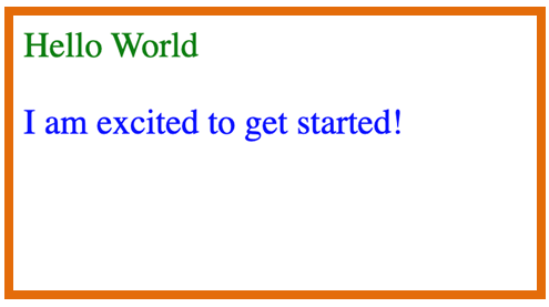 your first website